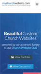 Mobile Screenshot of mychurchwebsite.com